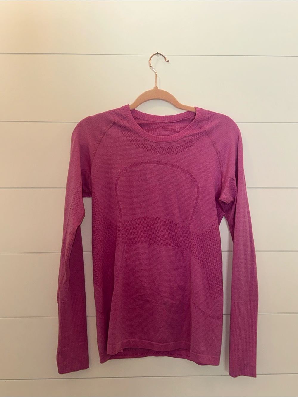 Lululemon Long Sleeve Swiftly Tech Raspberry - Picture 4 of 7